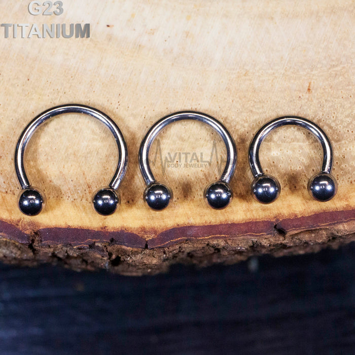 8mm 14 Gauge Septum Horseshoe 14 Gauge 14g 10mm Septum 14G