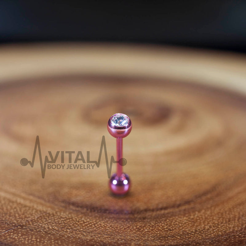 Tongue Ring PVD Coated Surgical Steel Piercing Barbells In Mix Colors