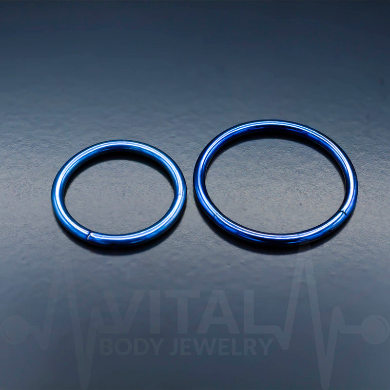 20G titanium hinged nose ring with seamless design for comfortable daily wear and irritation-free experience.