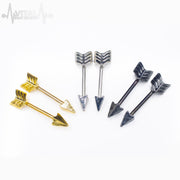 14G surgical steel nipple bars with arrow design for stylish body jewelry, lightweight and comfortable for all-day wear