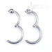 16G Hinged Captive Bead Nose Ring with Ball or CZ Gem,Fixed Ball for Earring, Tragus, Cartilage and more