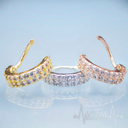 30 Gem, 20G Bendable Hoop Rings for Ear Cartilage, Eyebrow, Nose and More - Vital Body Jewelry
