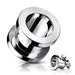 Stainless Steel • Screw Fit, Flesh Tunnels, 10G To 1 Inch, Sold In Pairs Only • Vital Body Jewelry