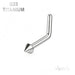 Titanium • Nose Ring Stud, 18G and 20G, L Shape Bend, With Ball, Dome Or Spike • Vital Body Jewelry