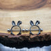Pair of Bunny Nipple Rings 14G 316L Stainless Steel Barbell