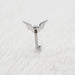 16G Bat Eyebrow Ring - Surgical Steel barbell, Daith Earring, Daith Piercing, Rook Earring, Rook Piercing, Curved Barbell 8mm