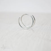 20G Surgical Steel Double Hoop Ring Earrings, for lobe, cartilage, nose and more. Silver, Black, Gold, Rose Gold and Rainbow Colors