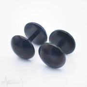 16G surgical steel dome fake plugs available in black, gold, rose gold, rainbow, blue, and purple for a stylish look without commitment